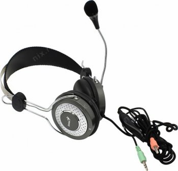 Наушники с микрофоном Genius HS-04SU (с регулятором громкости)