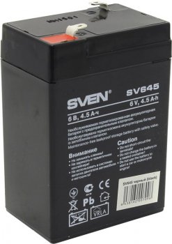 Аккумулятор для ИБП SVEN SV645 (6V, 4.5Ah)
