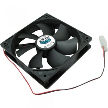 Вентилятор CoolerMaster <NCR-12K1-GP> (120x120x25mm, 22дБ, 1200об/мин)