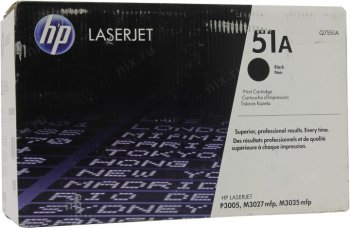 Картридж HP Q7551A (№51A) BLACK для LJ P3005, M3027mfp, M3035mfp