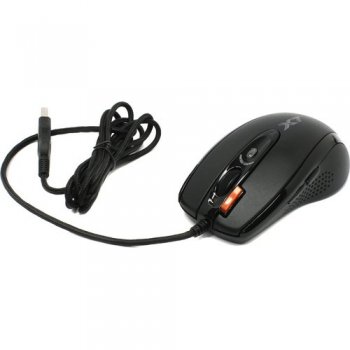 Мышь A4-Tech 3xFire Game Optical Mouse <X-718BK-Black> (RTL) USB 7but+Roll