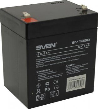 Аккумулятор для ИБП SVEN SV1250 (12V, 5Ah)