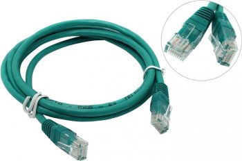 Кабель UTP Patch Cord кат.5е 1.5м, зеленый