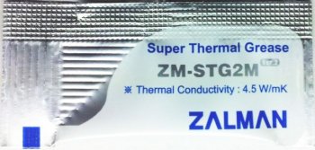 Термопаста 1гр ZALMAN <ZM-STG 2M> герм. упаковка (4,5 W/m*k)