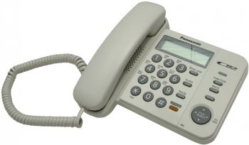 Стационарный телефон Panasonic KX-TS2358RUW <White> телефон