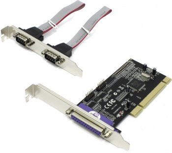 Контроллер STLab I-420 (RTL) PCI, Multi I/O, 2xCOM9M + 1xLPT25F