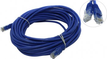 Кабель UTP Patch Cord кат.5е 10м, синий