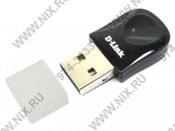 Адаптер беспроводной связи D-Link <DWA-131> Wireless N Nano USB Adapter (802.11b/g/n, USB2.0)