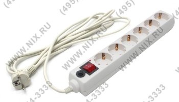 Сетевой фильтр Buro 600SH-3-W <3м> (6 розеток)