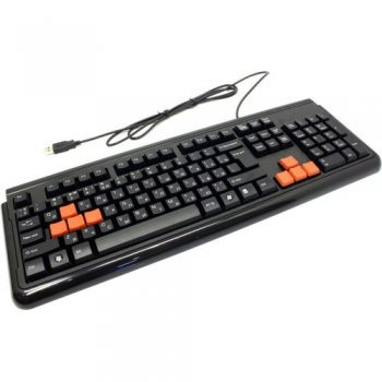 Клавиатура A4-Tech игровая X7-G300 <USB> 104КЛ влагозащита