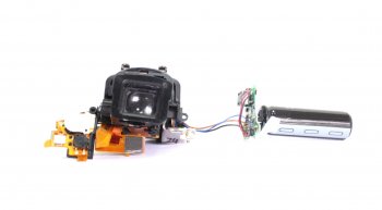 Компонент (блок вспышки в сборе с видоискателем) для Canon S5is