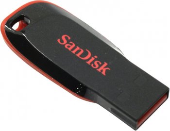 Накопитель USB SanDisk Blade <SDCZ50-008G-B35> USB2.0 Flash Drive 8Gb (RTL)