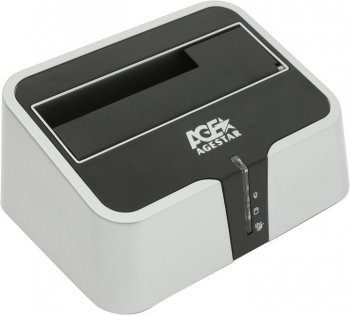 Кредл для HDD AgeStar <3CBT2> SATA Docking Station (для внешнего подключения 3.5"/2.5"SATA устройств, USB3.0/eSATA)