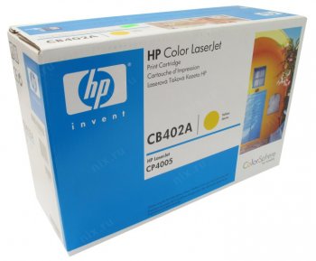 Картридж HP 642A CB402A желтый (7500стр.) для CLJ CP4005