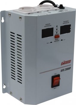Стабилизатор напряжения Powerman AVS 2000 P (вх.110-260V, вых.220V ± 8%, 2000VA, 2 розетки Euro)