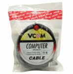 Кабель VCOM &lt;VDV6300-3м&gt; монитор - SVGA card DVI-D (25M -25M) 3м 2 фильтра