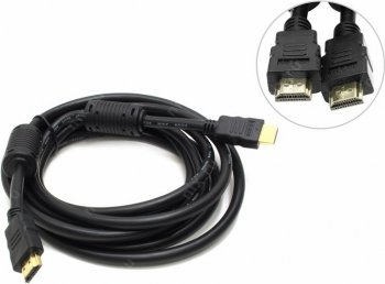 Кабель VCOM HDMI to HDMI (19M -19M) 3м, 2 фильтра, ver1.4V+3D