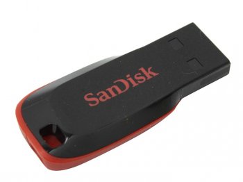 Накопитель USB SanDisk Cruzer Blade USB2.0 Flash Drive 16Gb (RTL)