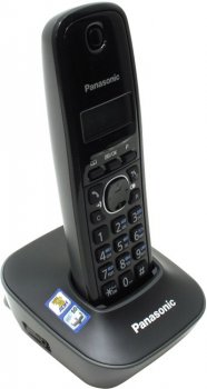 Радиотелефон Panasonic KX-TG1611RUH <Black-Grey> (трубка с ЖК диспл., DECT)