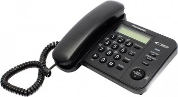 Стационарный телефон Panasonic KX-TS2356RUB <Black> телефон