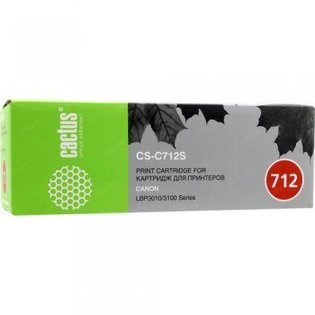 Картридж Cactus CS-C712(S) для Canon LBP-3010/3100 серии