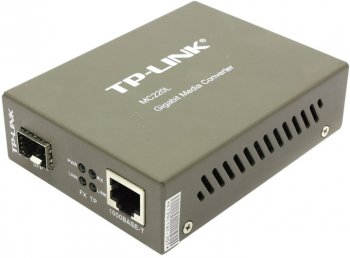 Медиаконвертер TP-Link <MC220L> 1000Base-T to SFP Media Converter (1 UTP, 1 SFP)