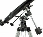 Телескоп Celestron PowerSeeker 60EQ &lt;21043&gt; (60мм рефрактор,900 мм,1:15,2 окуляра 1.25&quot;,иск. 5x24,ПО) Максимальное полезное увеличение 142x