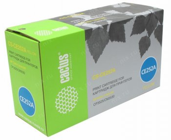 Картридж Cactus CS-CE252A Yellow для hp Color LJ CP3525/CM3530