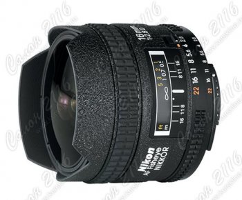 Объектив Nikon Nikkor AF 16 mm F/2.8 D Fisheye