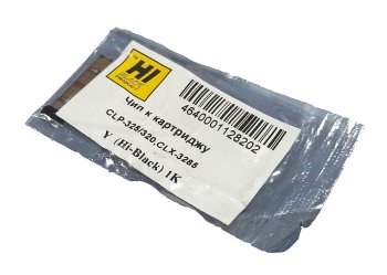 Чип Hi-Black (совместимый) для лазерной печати для принтера Samsung CLP 320/325/CLX-3285 1К yellow