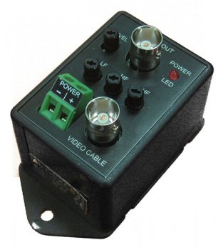 Усилитель видеосигнала AVT-EXC831 (до 2000 м., яркость(уровень), контрастность, резкость, четкость, грозозащита, 9-15 В)