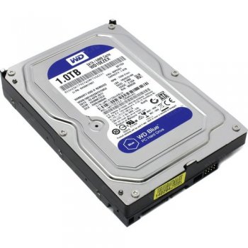 Жесткий диск 1 Тб SATA 6Гб/s Western Digital Caviar Blue <WD10EZEX> 3.5" 7200rpm 64Mb