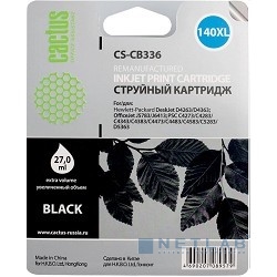 Картридж Cactus CS-CB336 (№140XL) Black для hp D4263 / 4363 / J5783 / 6413