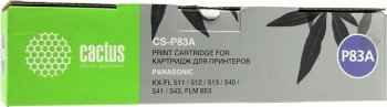 Картридж Cactus CS-P83A для Panasonic KX-FLM653, KX-FL540/541/543/511/2/3