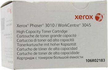 Картридж Xerox 106R02183 черный для Ph 3010/WC 3045B (2300стр.)