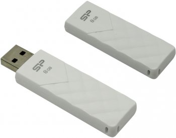 Накопитель USB Silicon Power Ultima U03 <SP008GBUF2U03V1W> USB2.0 Flash Drive 8Gb (RTL)