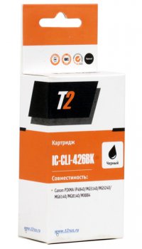 Картридж T2 CLI-426BK (IC-CLI-426-BK) для Canon Pixma iP4840/MG5140/MG6140/MG8140/MX884 черный с чипом