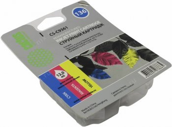 Картридж Cactus CS-C9361 (№136) Color для hp D5443/4163/6313/2573/3183/4183