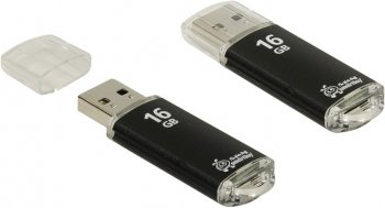 Накопитель USB SmartBuy V-Cut <SB16GBVC-K> USB2.0 Flash Drive 16Gb (RTL)