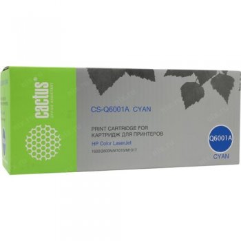 Картридж Cactus CS-Q6001A Cyan для HP LJ 1015MFP/1017MFP/1600/2600N