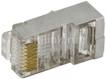 Коннектор RJ-45 (экран.) кат.5e (пак из 20 штук 17893)