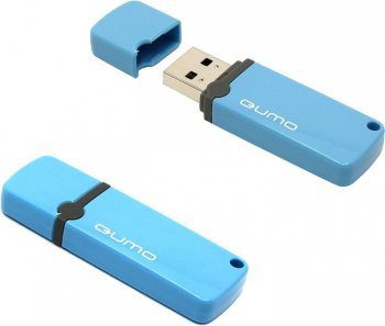Накопитель USB Qumo Optiva <QM8GUD-OP2-Blue> USB2.0 Flash Drive 8Gb (RTL)