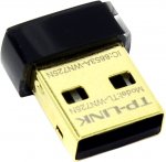 Адаптер беспроводной связи TP-LINK &lt;TL-WN725N&gt; Wireless N USB Nano Adapter (802.11b / g / n, 150Mbps)
