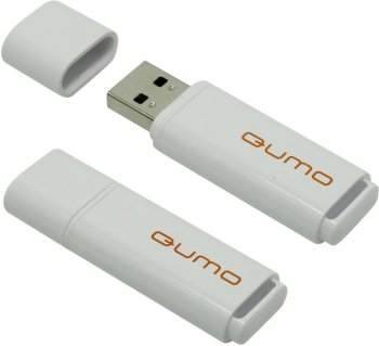 Накопитель USB Qumo Optiva <QM64GUD-OP1-White> USB2.0 Flash Drive 64Gb (RTL)
