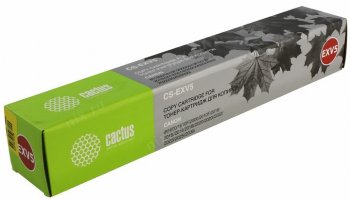 Картридж Cactus CS-EXV5 черный для Canon IR 1600/1605/1610/1630/1670/2000/2010 (7850стр.)