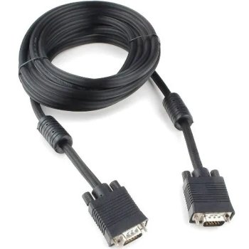 Кабель VGA Premium Gembird, 15м, 15M/15M, тройн.экран, феррит.кольца, пакет CC-PPVGA-15M