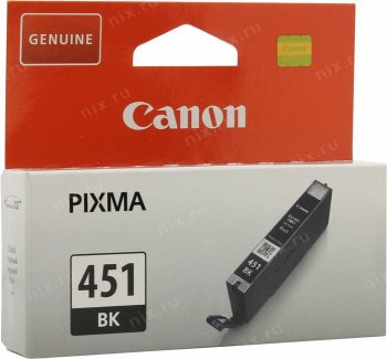 Картридж Canon CLI-451BK 6523B001 черный для PIXMA iP7240/MG6340/MG5440