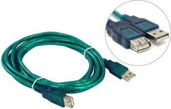 Кабель Aopen USB2.0 A-->A (3м) <ACU202-TG-3м>