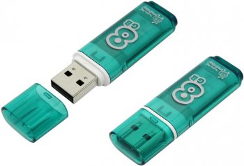Накопитель USB SmartBuy Glossy <SB8GBGS-G> USB2.0 Flash Drive 8Gb (RTL)