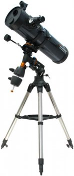 Телескоп Celestron AstroMaster 130EQ <31045> (130мм рефлектор, 650 мм, 1:5, 2 окуляра 1.25", иск. StarPointer, ПО)